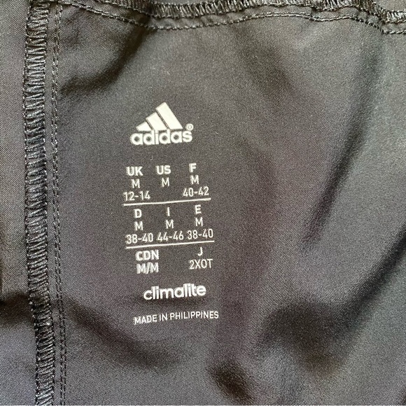 $5 or 3/$10 Adidas Black Athletic Shorts Size Medium - Picture 3 of 4